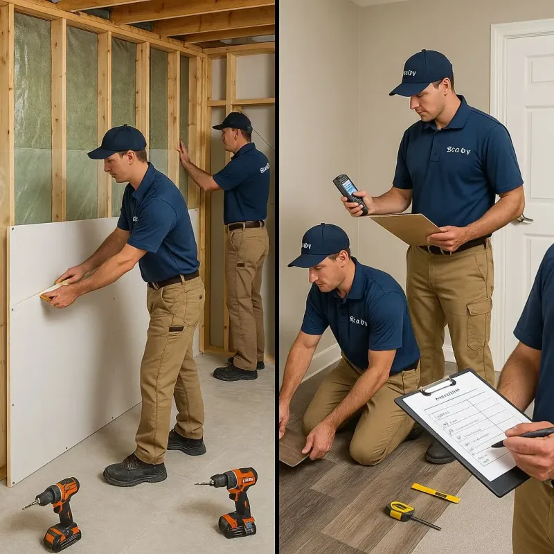 Repairs and Reconstruction process in San Miguel, NM